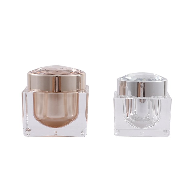 Diamond Square Cosmetic Bottles